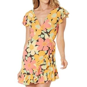 Billabong Women's Wrap and Roll Mini Dress - Sz S